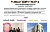 Material With Meaning - Artist Talk