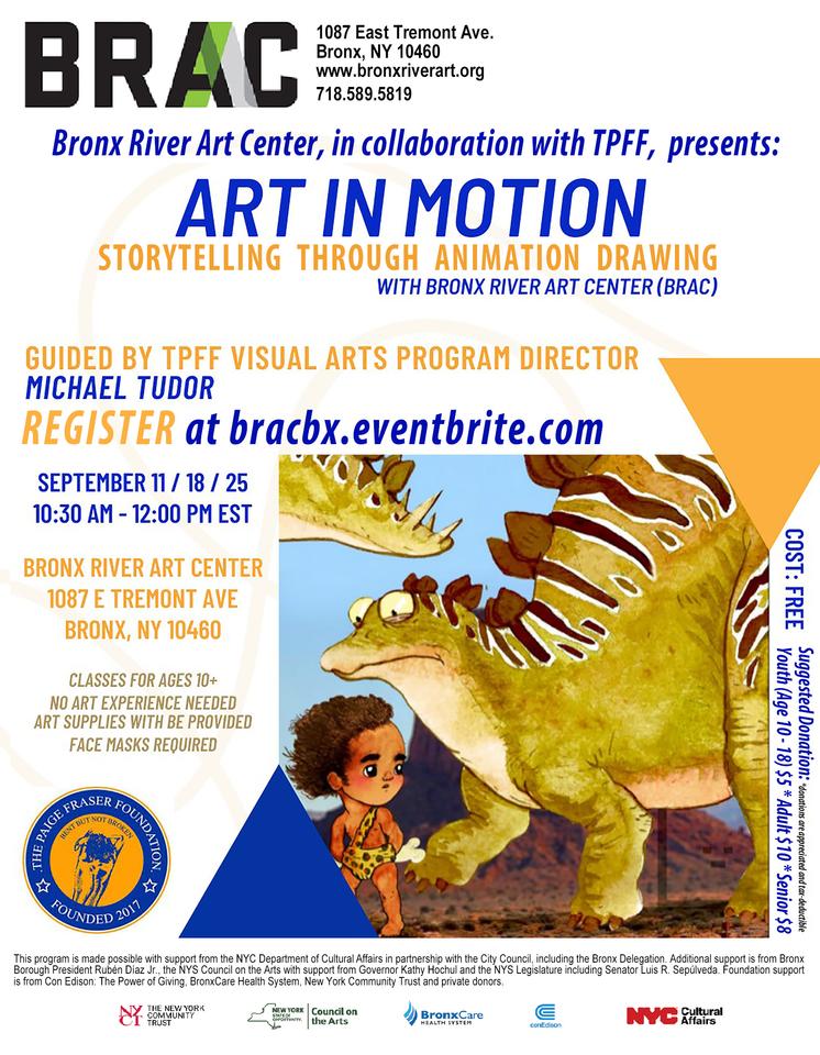 Art in Motion: Storytelling through Animation Drawing FREE Workshops