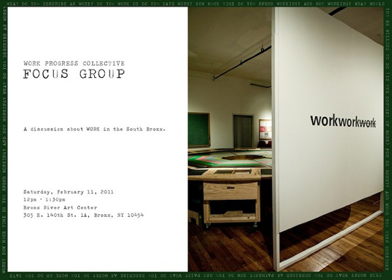 Work Progress Collective (WPC) Focus Group