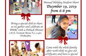 Annual Holiday Student Show and Potluck Party