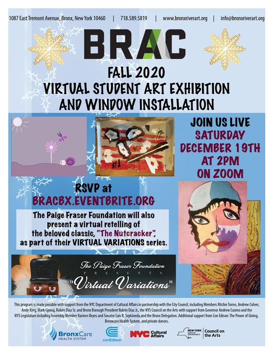 Fall Student Exhibition, Window Installation and Virtual Reception.