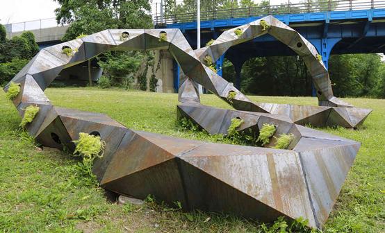 River Rising Sculptures Installed At Starlight Park